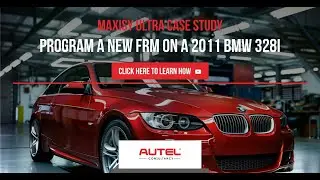 How To Program a FRM Module On a 2011 BMW 328i With The Maxisys Ultra