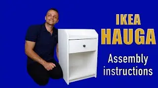 IKEA HAUGA Bedside table Assembly instructions - Step-by-Step Guide