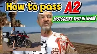 A2 motorbike test, it only took me 20 years
