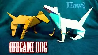 How2 Make Paper Dog || Origami Dog || TANVEER RATUL