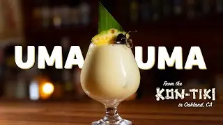 From the KON-TIKI it's a Chi Chi with rum!