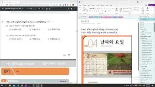 Bài 4 Nghe Tiếng Hàn Cơ bản 1 + transcript | korean listening 04