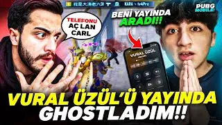 VURAL ÜZÜL'Ü YAYINDA GHOSTLADIM!! 😱 ( BENİ ARADI!! ) - PUBG Mobile