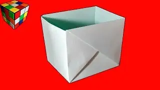 How to make a box of paper. Box origami with their own hands. Crafts of origami