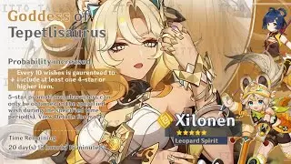 NEW UPDATE!! XILONEN COMPLETE KIT DETAILS: SKILL, BURST, TALENTS & CONSTELLATIONS - Genshin Impact