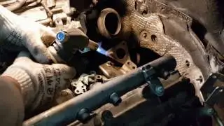 Replacing the heat exchanger gaskets on a Mercedes ML350 W164 3.0d