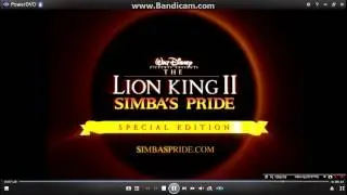 Opening to The Lion King 1 1/2 2004 DVD