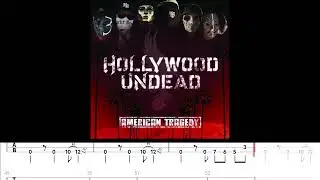 Hollywood Undead - Le Deux (Bass Backing Track w/ Bass Tabs)