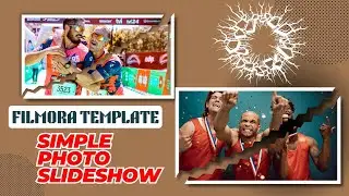 Simple Photo Slideshow Template 3 - Free Filmora Template 2