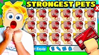 I SPEND ROBUX TO HATCH THE STRONGEST PET IN ROBLOX PET SIMULATOR X
