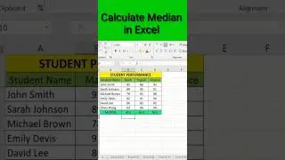 How to Calculate the Median in Excel 