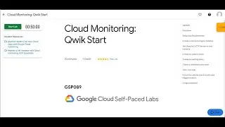 Cloud Monitoring: Qwik Start | Qwiklab