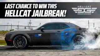 LAST CHANCE to Enter the Hellcat Dream Giveaway for a chance at this Hellcat Jailbreak Challenger!