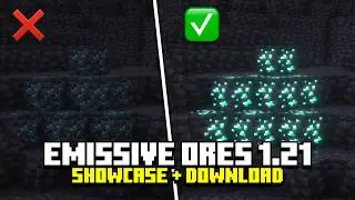 Emissive Ores  1.21/1.21.1 Texture Pack Showcase + Download LINK