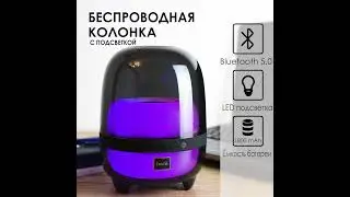 Беспроводная колонка видеозаставка