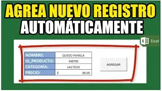 How to create a macro to automatically add new information records with Excel 2022