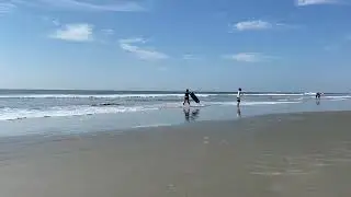 Relaxing waves from Hurricane Fiona. North Myrtle Beach.