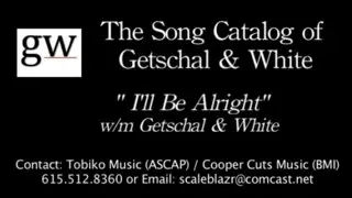 I'll Be Alright lyric video (gtr/vox demo)