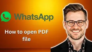 How to open PDF file in whatsapp in laptop pc computer (Latest Update)