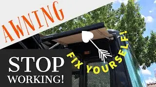 Awning Stop Working! Fix The Awning Motor Yourself!