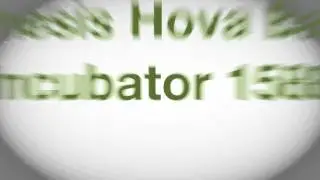 Genesis Hova Bator Incubator 1588