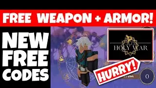*NEW* FREE CODES Holy War 3 gives Free Weapon + Free Armor SDS  |  ROBLOX Anime Game