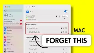 How to Forget WiFi Network in Mac? Mac WiFi Name Forget