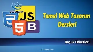 HTML'de Başlık Etiketleri (h1,h2,h3,...,h6) - WEB TASARIM DERSLERİ #10