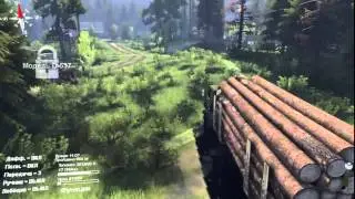 SpinTires 2014 мод kamaz-6350-mustang