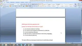 Explain the purpose of list and its features in java!