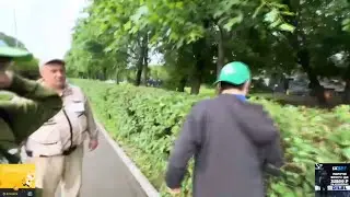 ПОДОШЕЛ ОХРАННИК! ГРИШАНЯ ЗАСТРЯЛ В КУСТАХ