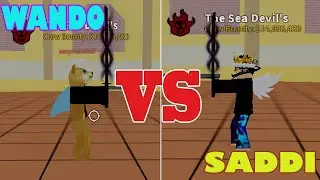 Wando Vs Saddi (Battle Of Legendary Sword) Blox-Fruits !