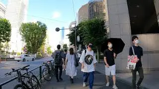 【4K】Tokyo Walk - Aoyama Itchome→Tokyo Midtown Garden (Jul.2021) ASMR
