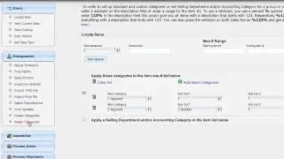 Working With Inventory Categories in Lizzy