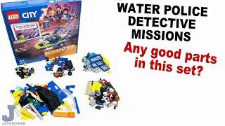 LEGO City 2022 Water Police Detective Missions 60355 Unboxing & Brick Exploration