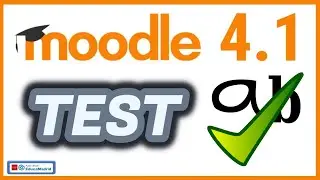 Cómo CREAR un EXAMEN TIPO TEST en MOODLE 4.1 | FÁCIL | Respuesta múltiple | Aula Virtual EducaMadrid