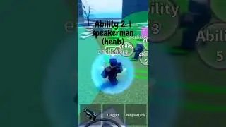 Showcasing the him character in Super Toilet Siege Defense! #roblox #skibiditoilet