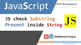 JavaScript Check Substring Present inside String