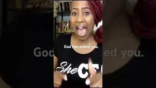 God has armed you. Use your weapons.￼
