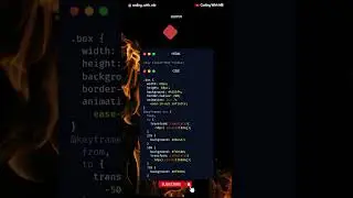 Color-changing box animation with HTML and CSS 