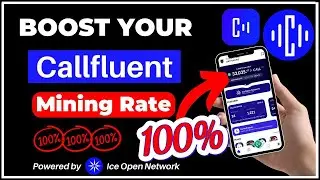 CallFluent AI Mining || How To Boost Your Callfluent Mining Rate || Callfluent Bot #callfluentai