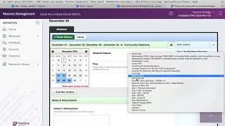 How to create an absence using Frontline