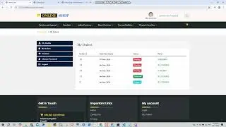 Online shop Developed In Laravel