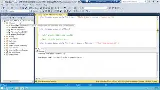 RENAMING DATABASE IN SQL SERVER
