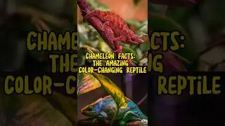 Chameleon Facts: The Amazing Color-Changing Reptile #shorts
