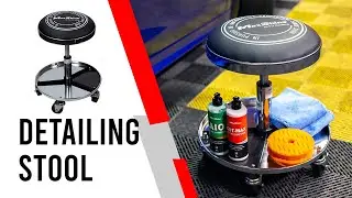Eliminate Back Pain When Working on Cars! MaxShine Detailing Stool