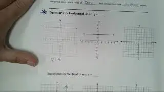 6.3A -Vertical and Horizontal Lines