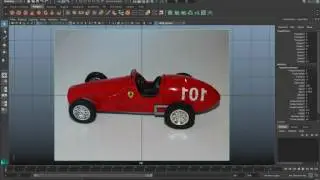 3D Basics in Maya - Modeling a Toy Car Part 1 - Reference and Blocking