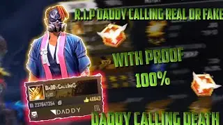 Indian Highest 89 Level player Death😭 || Daddy Calling Rip🙏