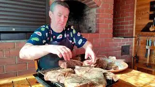 Стейки свиные. Су-вид+ тандыр.